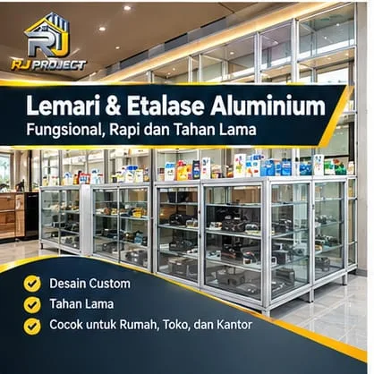 Jasa Pembuatan Alumunium, Kusen, Pintu, Jendela & Plafon PVC Jabodetabek - RJ PROJECT - gambar 9