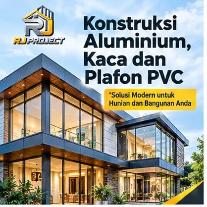 Jasa Pembuatan Alumunium, Kusen, Pintu, Jendela & Plafon PVC Jabodetabek - RJ PROJECT - gambar 3