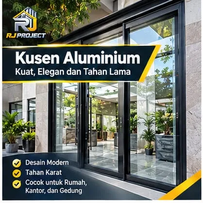 Jasa Pembuatan Alumunium, Kusen, Pintu, Jendela & Plafon PVC Jabodetabek - RJ PROJECT - gambar 4