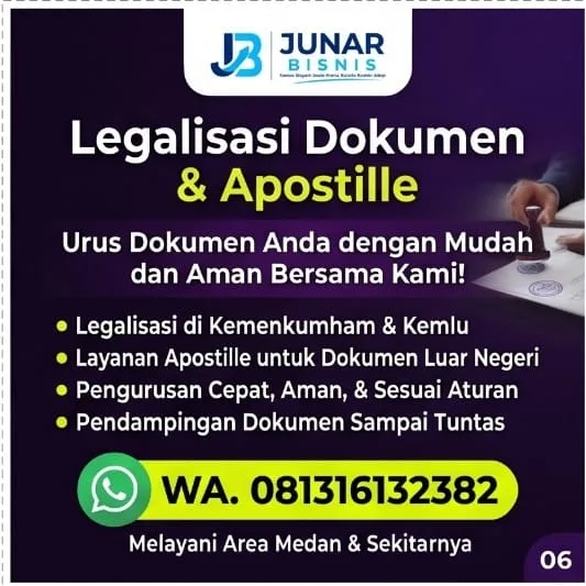 Jasa Penerjemah Medan | Dokumen, Tersumpah, Juru Bahasa & Legalisasi — Junar Bisnis - gambar 6