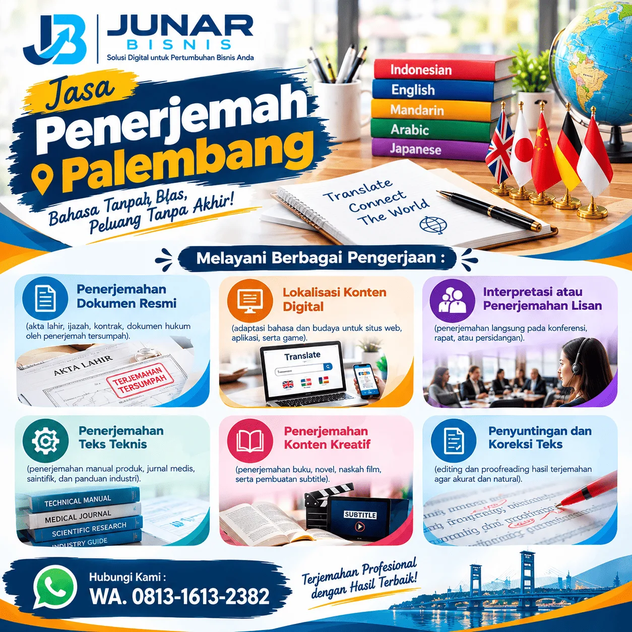 Jasa Penerjemah Palembang yang Membantu Pesan Anda Dipahami dengan Tepat - gambar 7