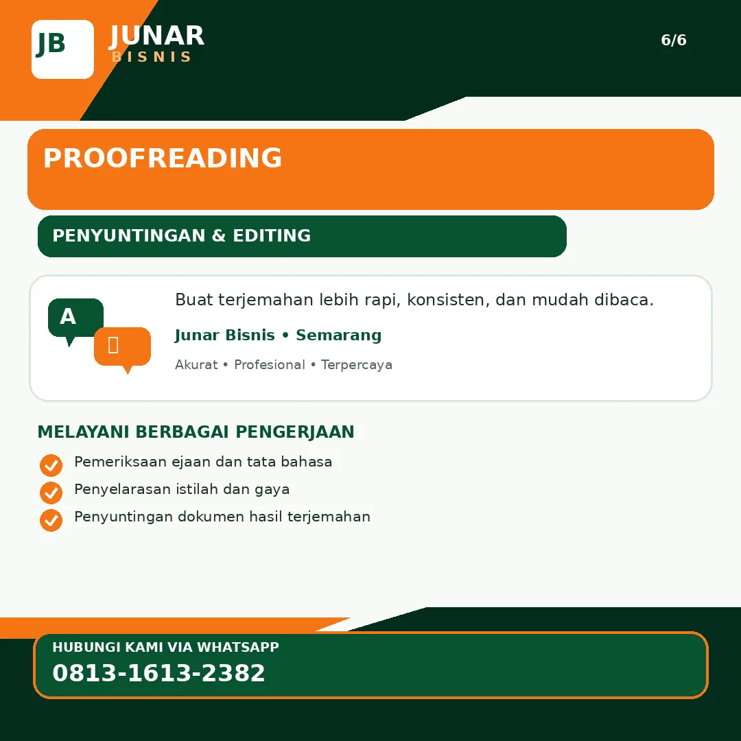Jasa Penerjemah Semarang untuk Dokumen Resmi & Bisnis | Junar Bisnis - gambar 7