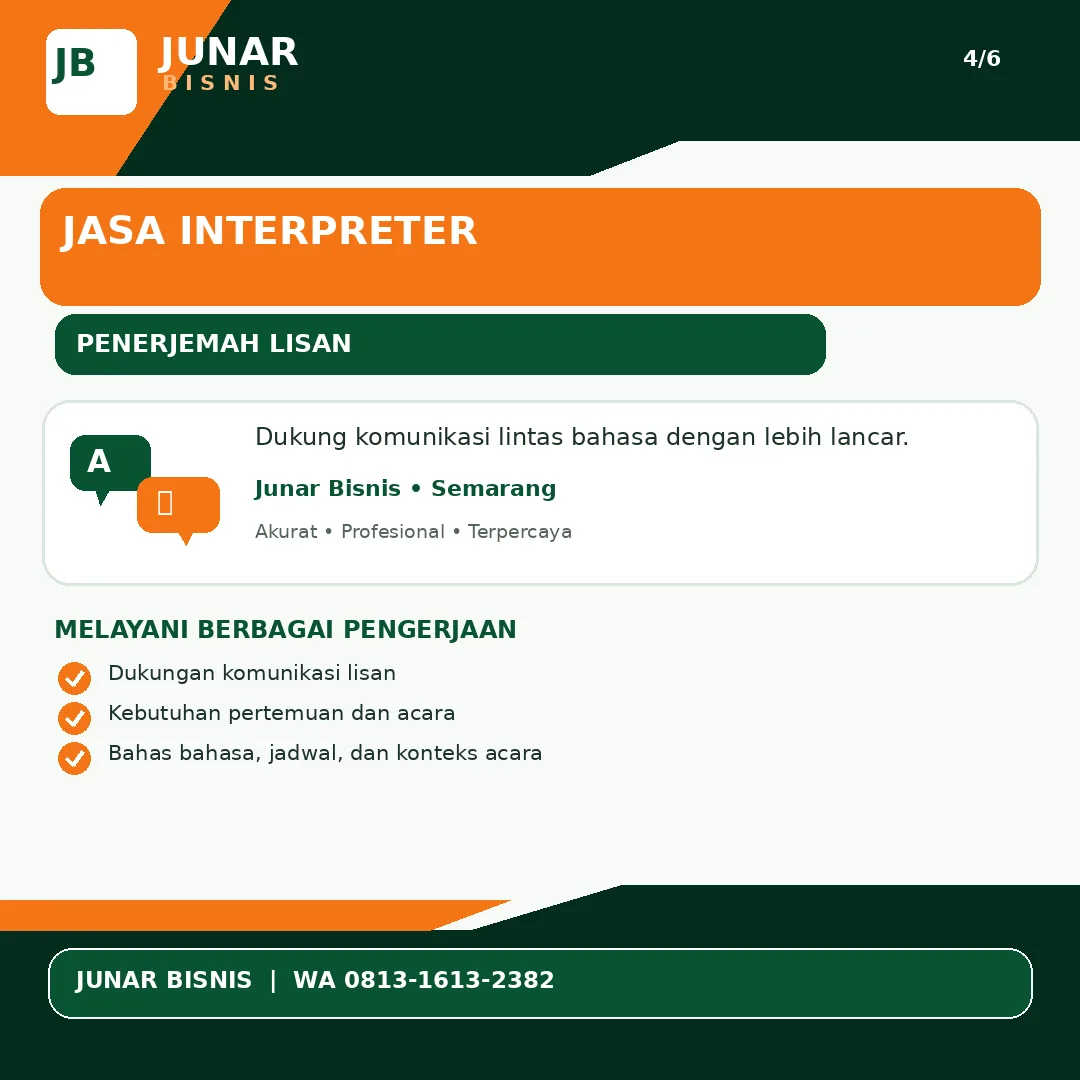Jasa Penerjemah Semarang untuk Dokumen Resmi & Bisnis | Junar Bisnis - gambar 5