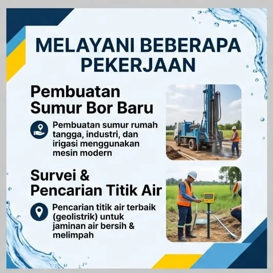 Jasa Pengeboran Sumur Bandung | Junar Bisnis – Sumur Bor, Pompa & Instalasi Air - gambar 2