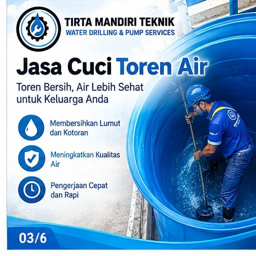 Jasa Pengeboran Sumur Bekasi | Service Pompa Air & Supplier Air Bersih - Tirta Mandiri Teknik - gambar 5