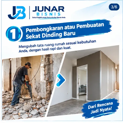 Jasa Renovasi Rumah Semarang | Junar Bisnis — Konsultasi WhatsApp - gambar 3
