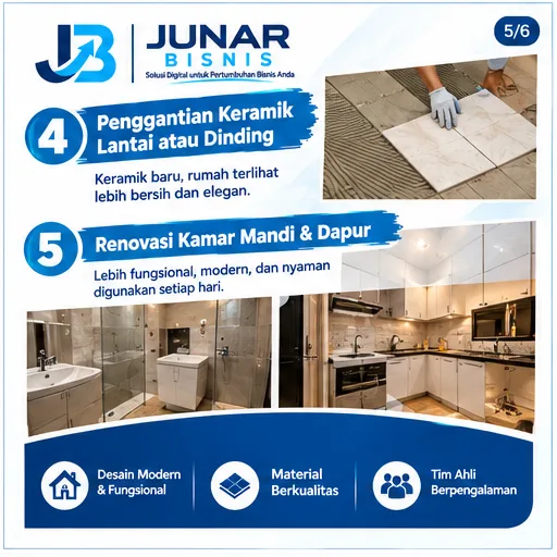 Jasa Renovasi Rumah Semarang | Junar Bisnis — Konsultasi WhatsApp - gambar 5