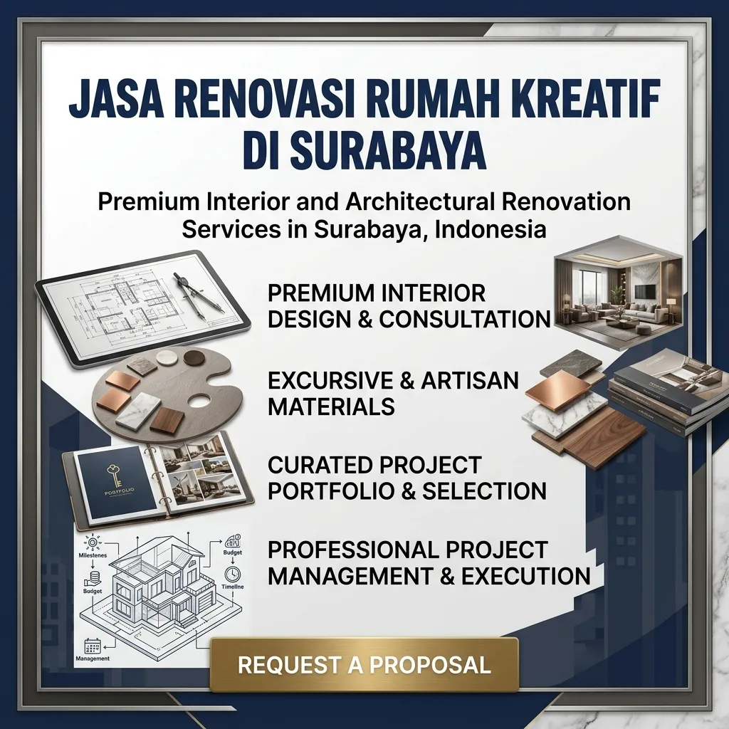 Jasa Renovasi Rumah Surabaya | Desain, Survei Lokasi & Garansi