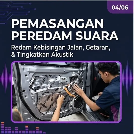 Jasa Salon & Audio Mobil Medan | Upgrade, Peredam & Detailing — Junar Bisnis - gambar 4