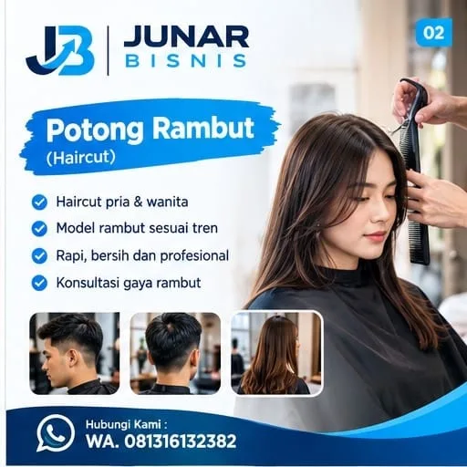 Jasa Salon & Barbershop Medan | Potong Rambut, Grooming, Perawatan & Tata Rias — Junar Bisnis - gambar 3