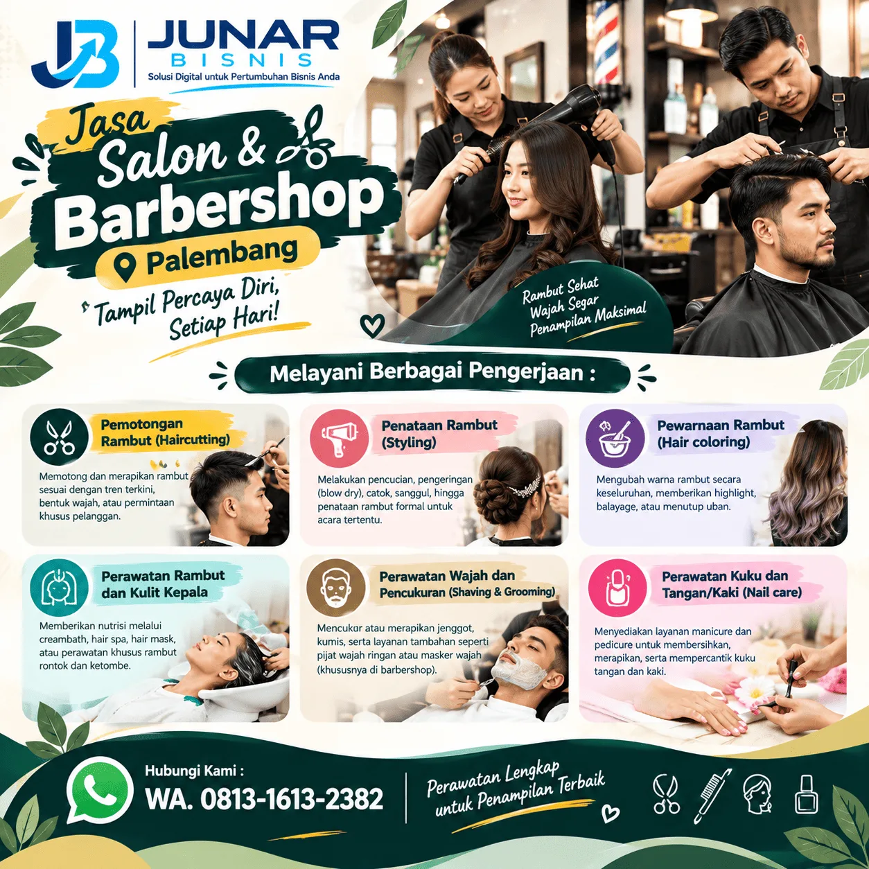 Jasa Salon & Barbershop Palembang untuk Gaya yang Lebih Percaya Diri - gambar 7