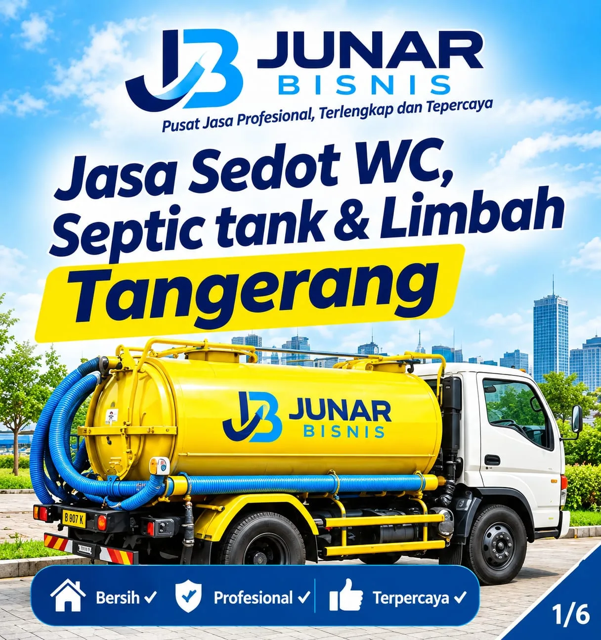 Jasa Sedot WC Tangerang, Septic Tank, Saluran Air & Limbah - gambar 3