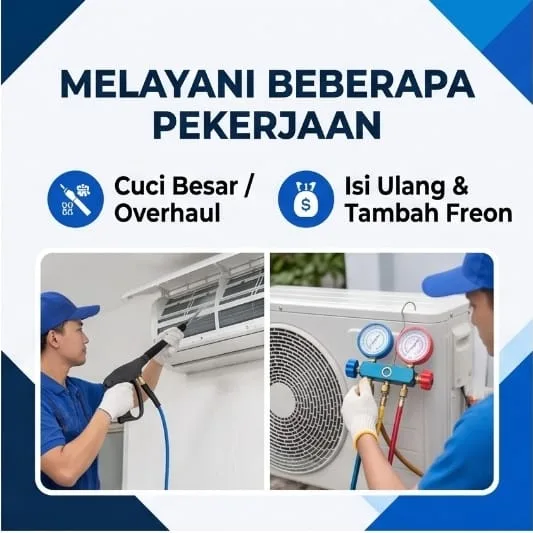 Jasa Service AC Bandung | Junar Bisnis – Cuci Besar, Freon & Instalasi - gambar 2