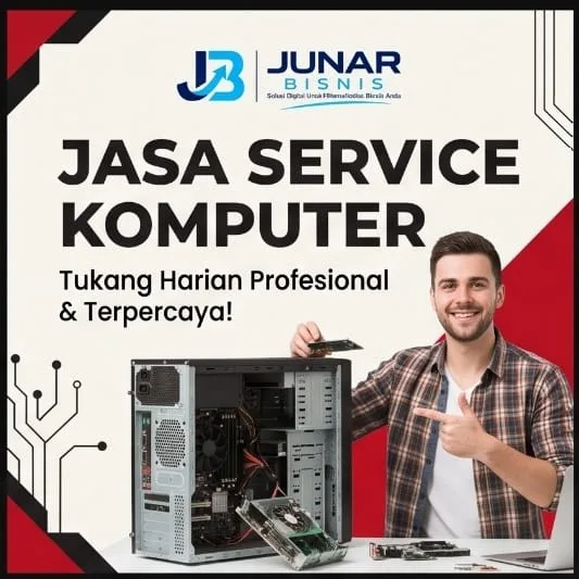 Jasa Service Komputer Bandung | Junar Bisnis – Hardware, Software & IT Support