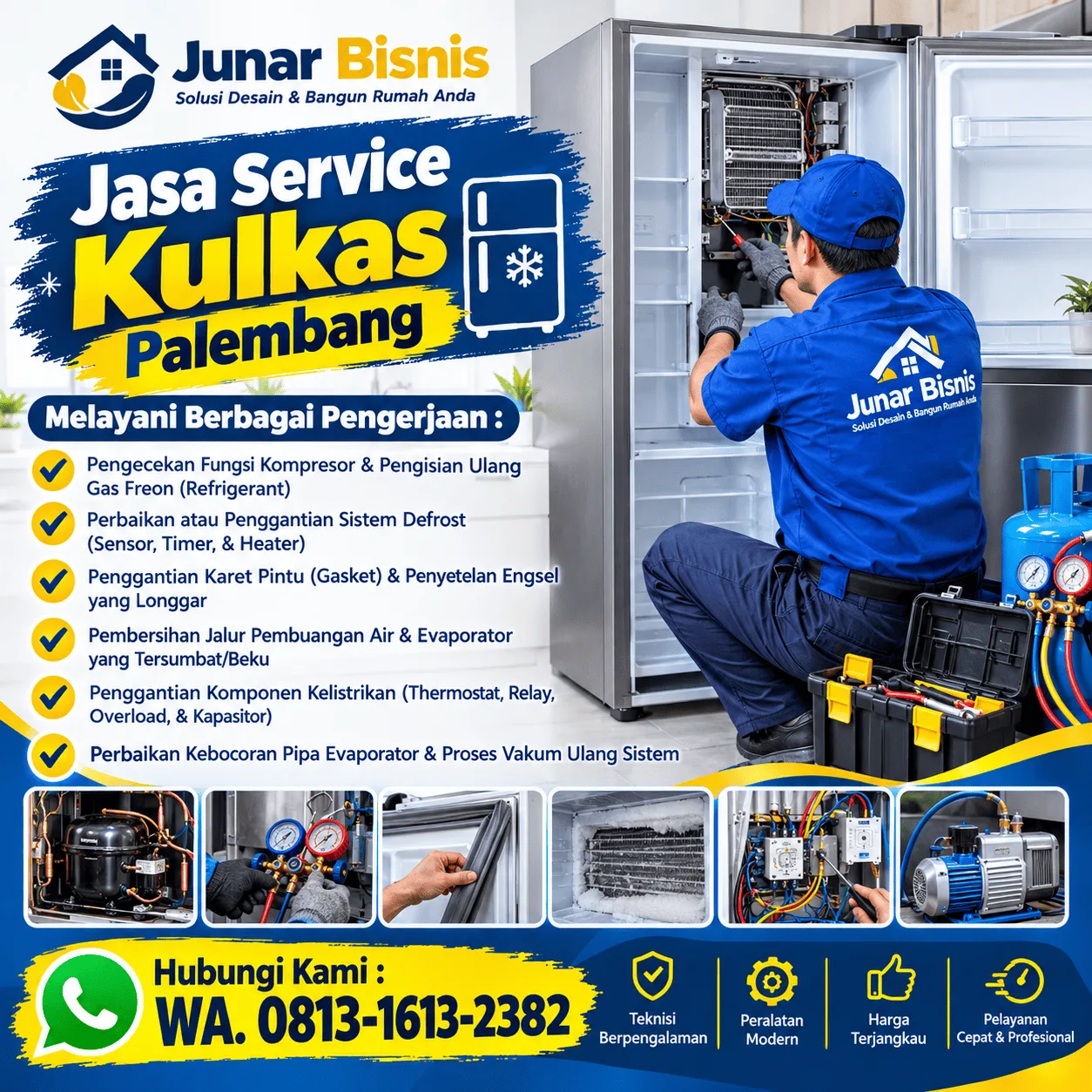 Jasa Service Kulkas Palembang, Periksa Masalah dengan Lebih Terarah