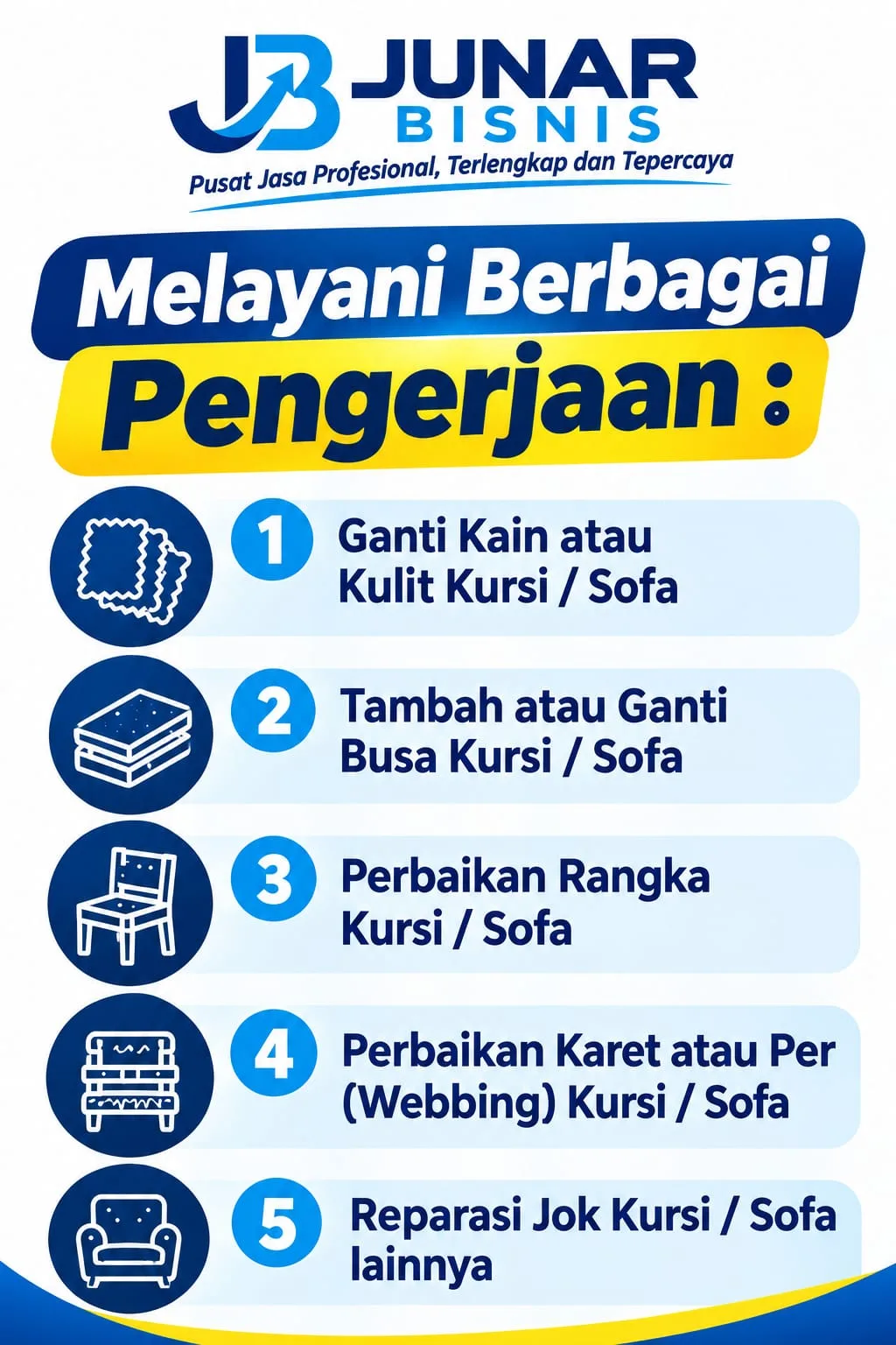 Jasa Service Kursi dan Sofa Tangerang Profesional - gambar 4
