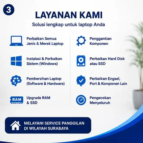 Jasa Service Laptop Surabaya Profesional | Junar Bisnis - gambar 3