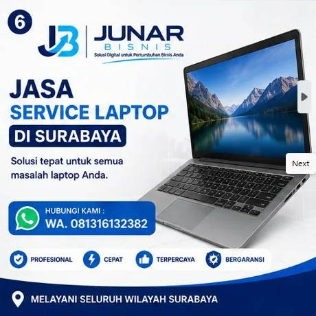 Jasa Service Laptop Surabaya Profesional | Junar Bisnis - gambar 6