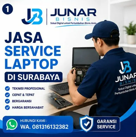 Jasa Service Laptop Surabaya Profesional | Junar Bisnis