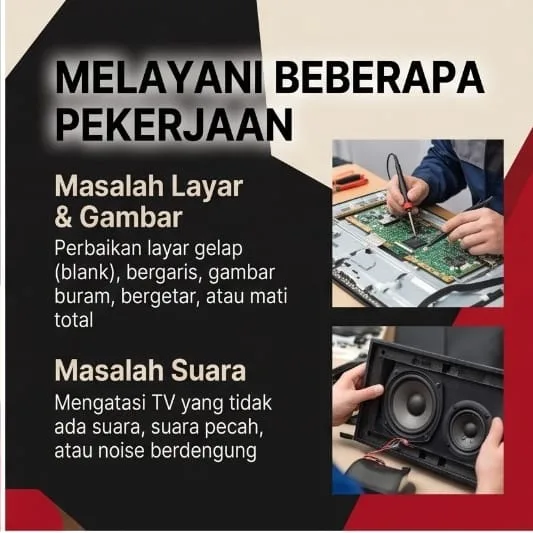 Jasa Service TV Bandung | Junar Bisnis – Perbaikan LED, LCD & Smart TV - gambar 3