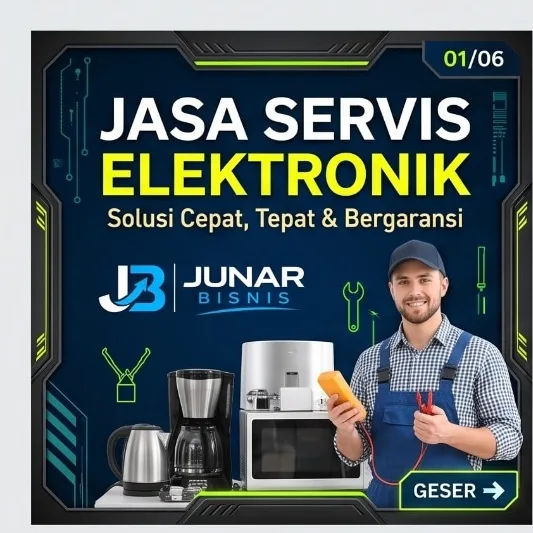 Jasa Servis Elektronik Medan | AC, Peralatan Rumah & Gadget — Junar Bisnis