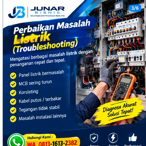⚡ Jasa Teknisi Listrik Semarang & Terdekat | Junar Bisnis - gambar 4