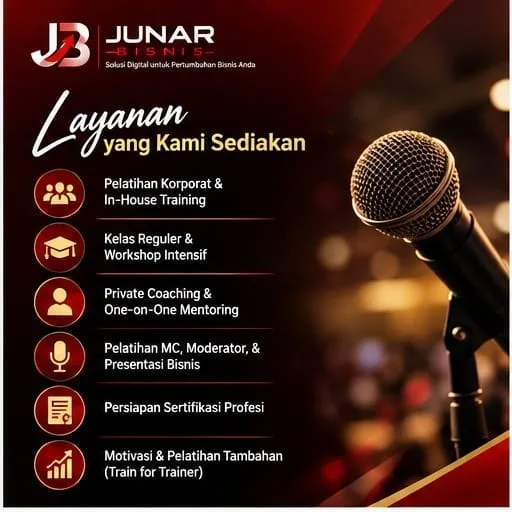 Jasa Trainer Public Speaking Bandung | Pelatihan Junar Bisnis - gambar 2