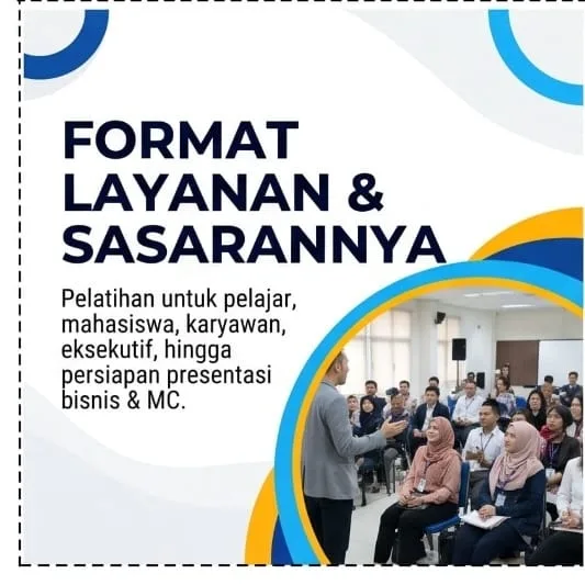 Jasa Trainer Public Speaking Medan | Teknik Bicara & Private Coaching — Junar Bisnis - gambar 2