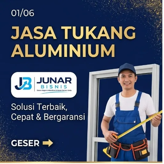 Jasa Tukang Aluminium Medan – Junar Bisnis | Kusen, Pintu & Jendela