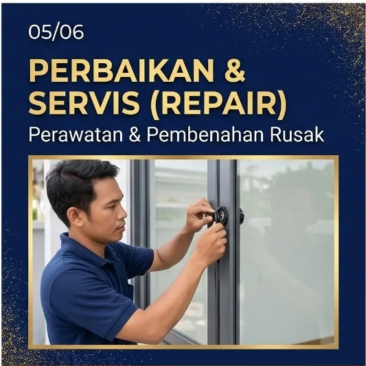 Jasa Tukang Aluminium Medan – Junar Bisnis | Kusen, Pintu & Jendela - gambar 4