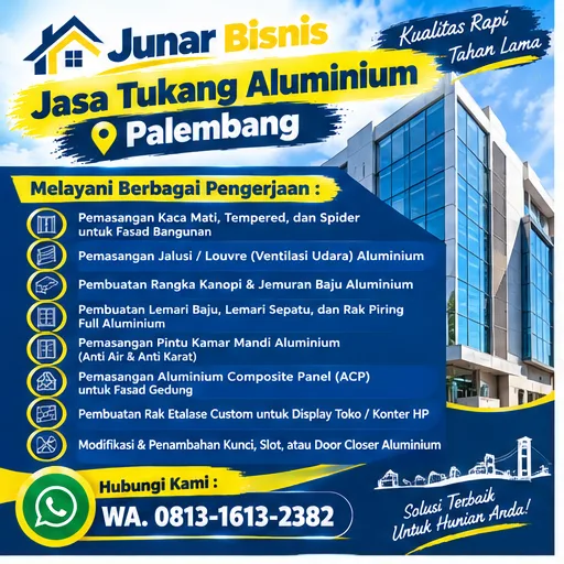 Jasa Tukang Aluminium Palembang - gambar 7