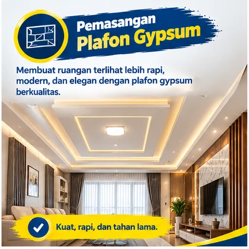 Jasa Tukang Gypsum Palembang - gambar 6
