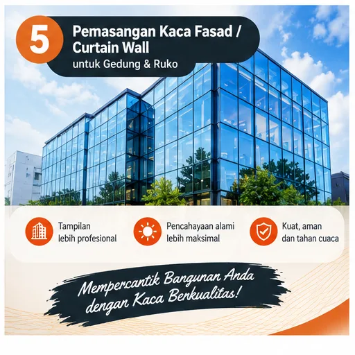 Jasa Tukang Kaca Palembang - gambar 5
