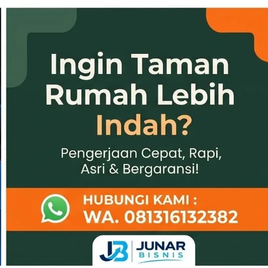 Jasa Tukang Taman Bandung | Junar Bisnis – Desain, Vertical Garden & Perawatan - gambar 6
