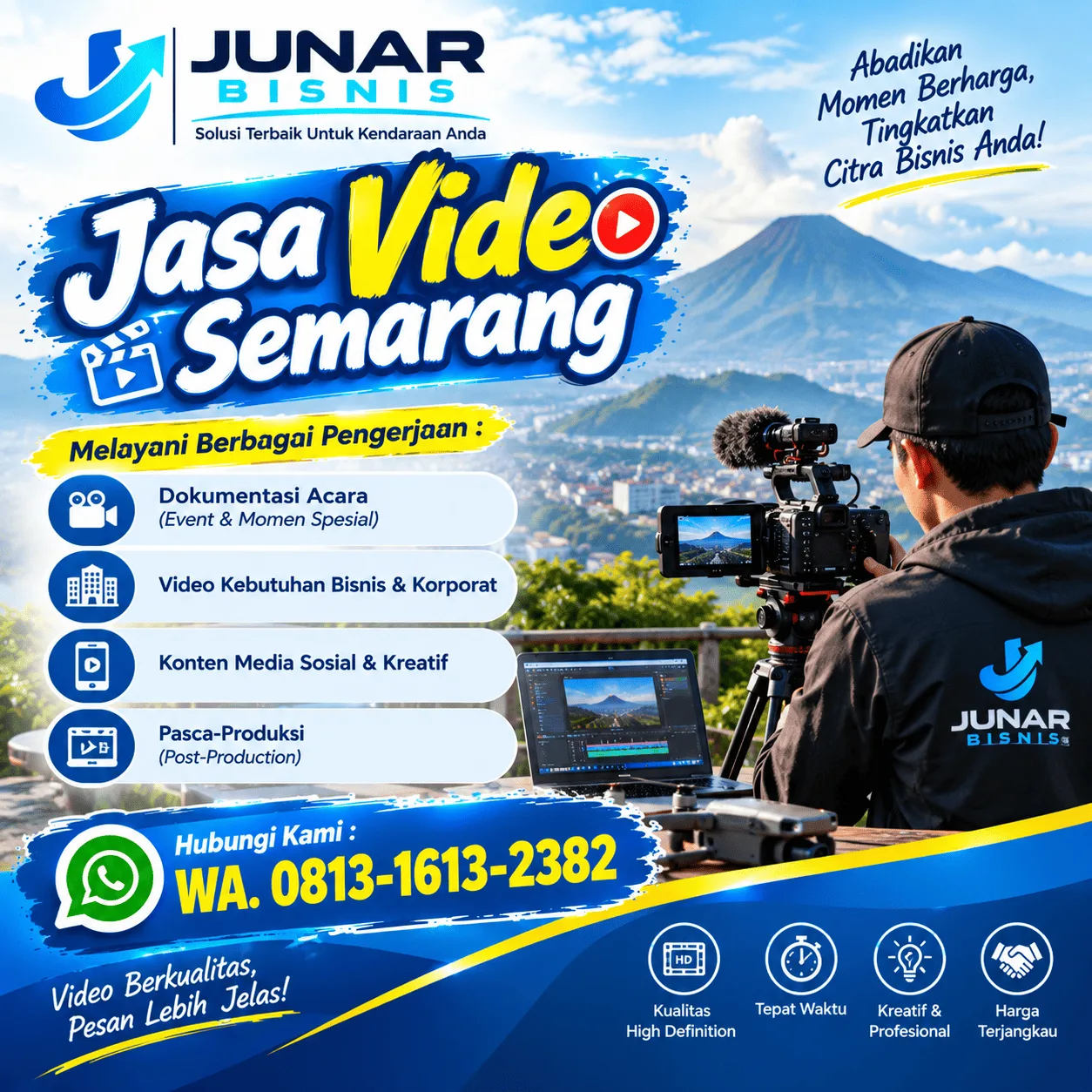 Jasa Video Semarang Profesional | Junar Bisnis