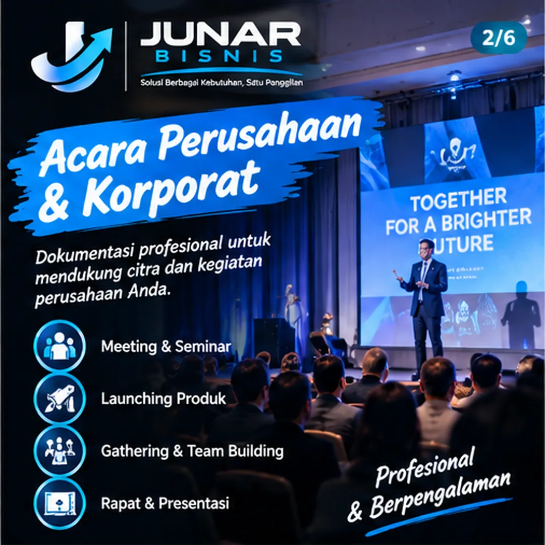 Junar Bisnis | Jasa Dokumentasi Semarang untuk Acara, Video & Drone - gambar 3