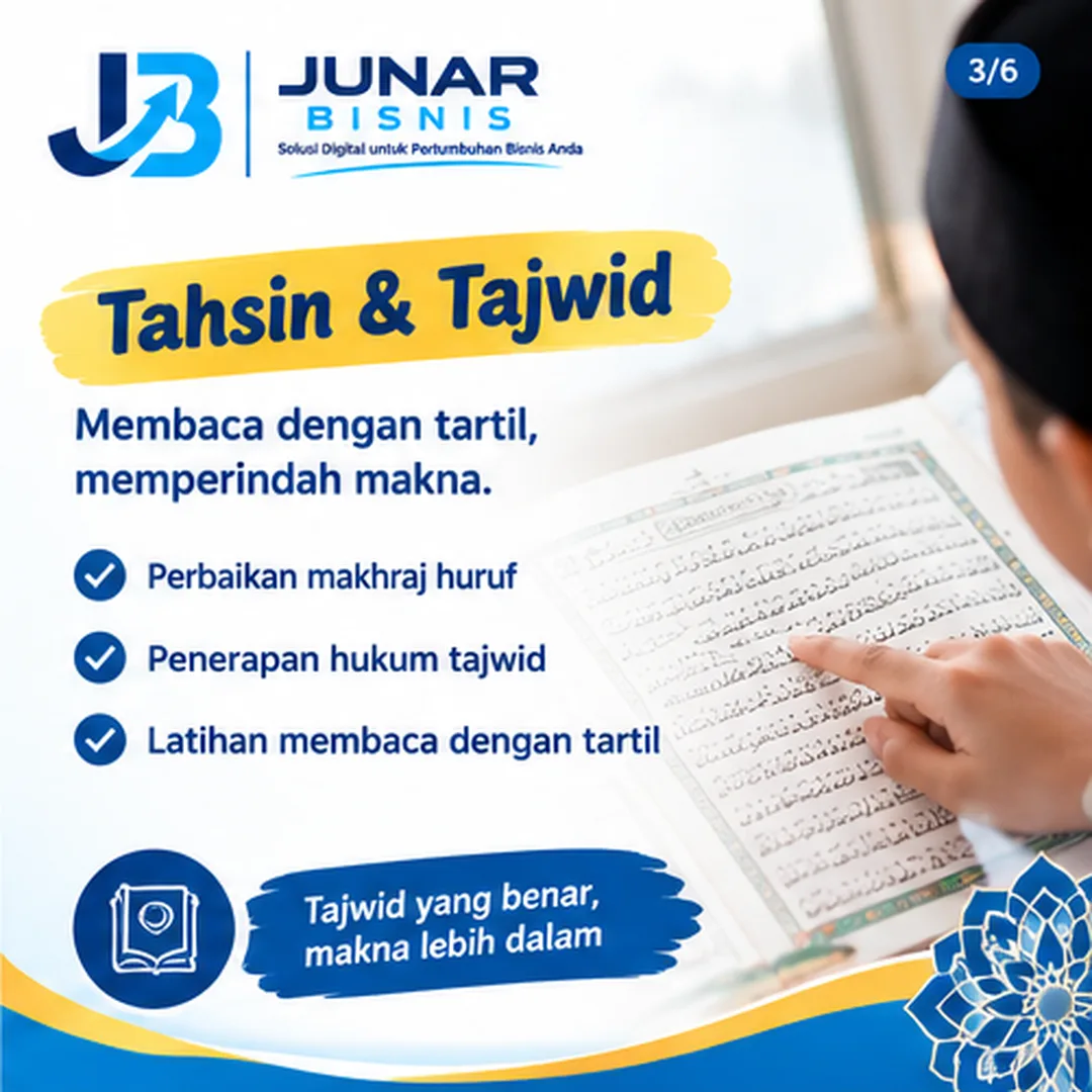 Junar Bisnis | Jasa Guru Ngaji Semarang untuk Anak, Remaja & Dewasa - gambar 4