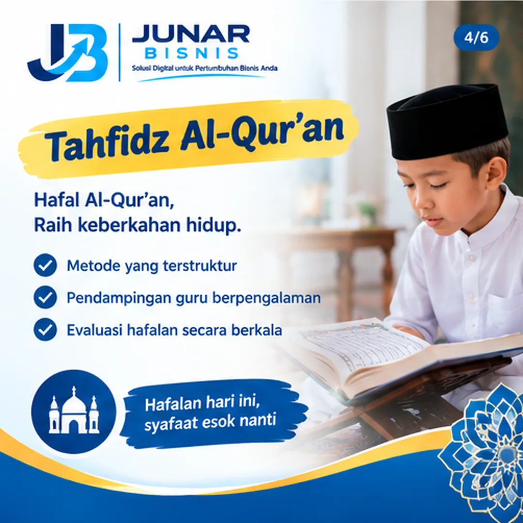 Junar Bisnis | Jasa Guru Ngaji Semarang untuk Anak, Remaja & Dewasa - gambar 5