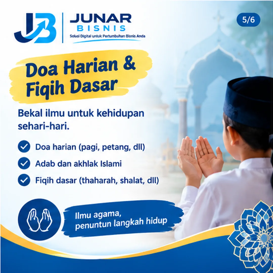 Junar Bisnis | Jasa Guru Ngaji Semarang untuk Anak, Remaja & Dewasa - gambar 6