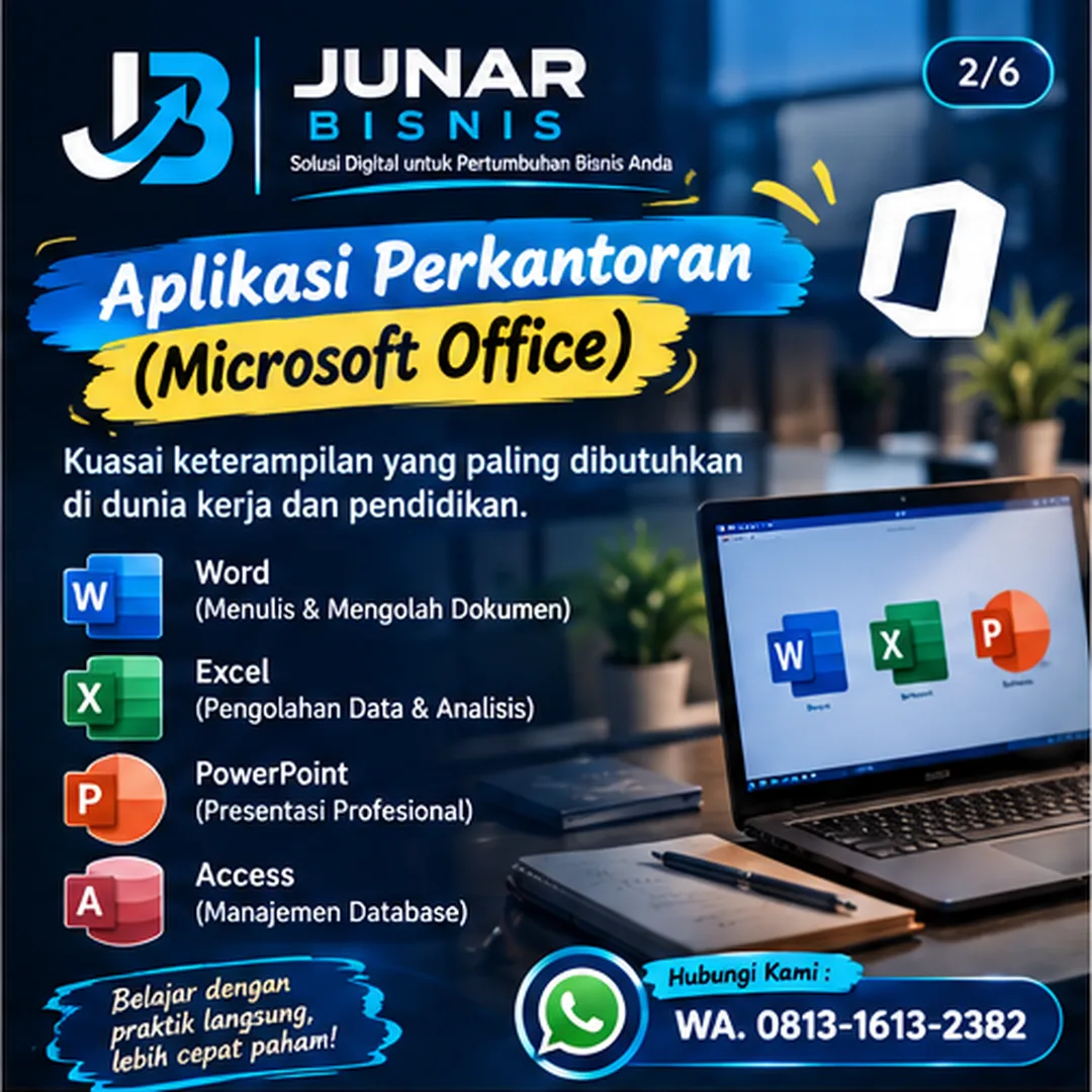 Junar Bisnis | Jasa Kursus Komputer Semarang untuk Kerja, Usaha & Pengembangan Skill - gambar 3