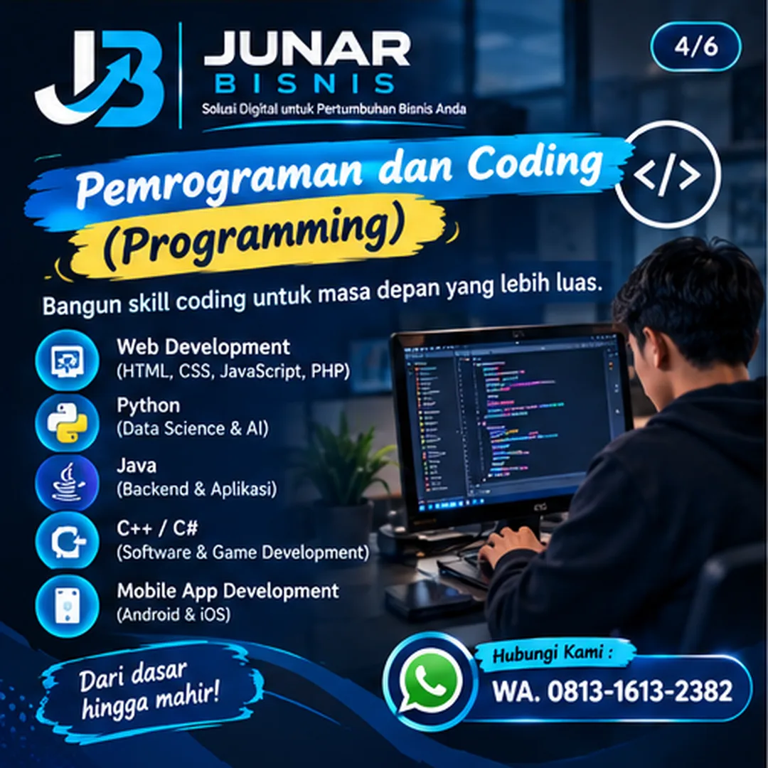Junar Bisnis | Jasa Kursus Komputer Semarang untuk Kerja, Usaha & Pengembangan Skill - gambar 5
