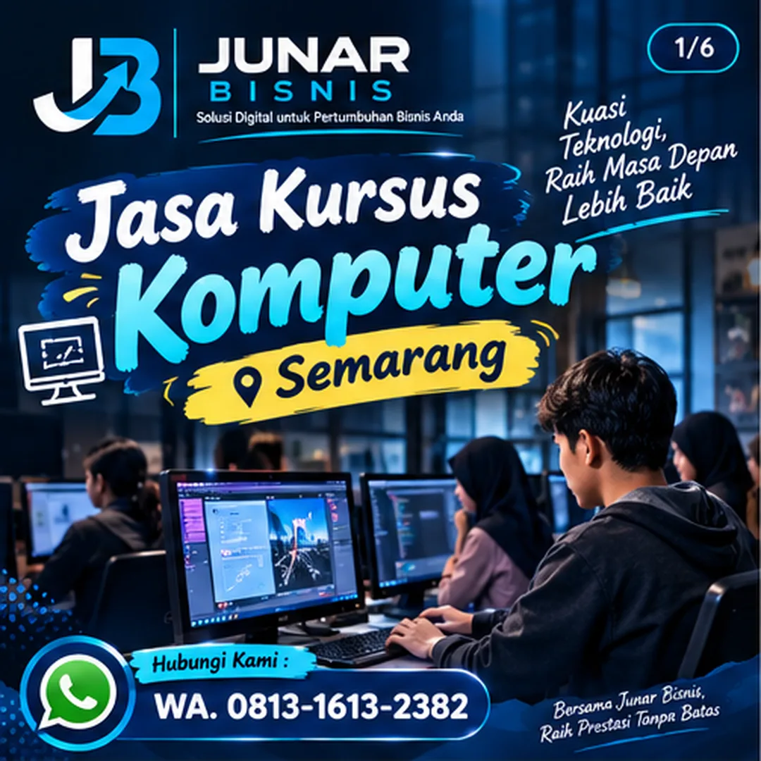 Junar Bisnis | Jasa Kursus Komputer Semarang untuk Kerja, Usaha & Pengembangan Skill - gambar 2