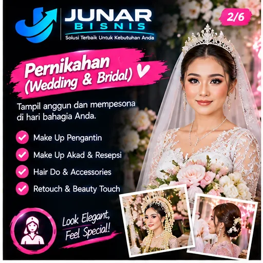 Junar Bisnis | Jasa Make Up Semarang untuk Wedding, Wisuda & Acara - gambar 3