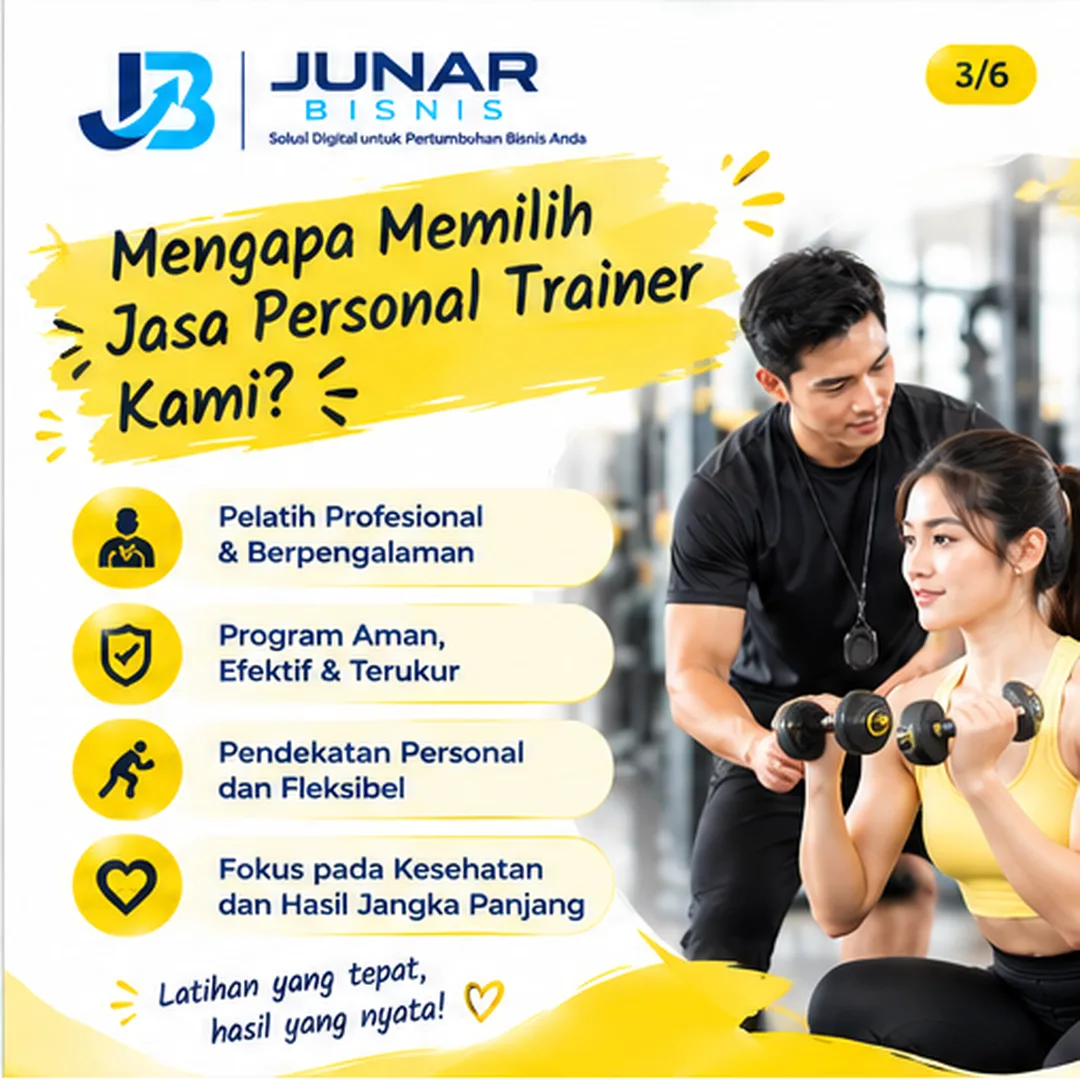 🏋️ Junar Bisnis | Jasa Personal Trainer Semarang untuk Latihan Lebih Terarah - gambar 4