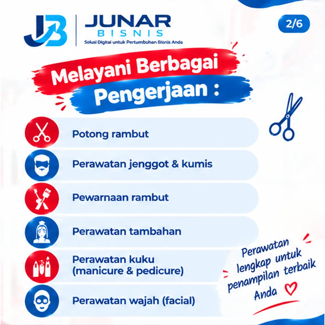 💈 Junar Bisnis | Jasa Salon dan Barbershop Semarang untuk Tampil Lebih Percaya Diri - gambar 2