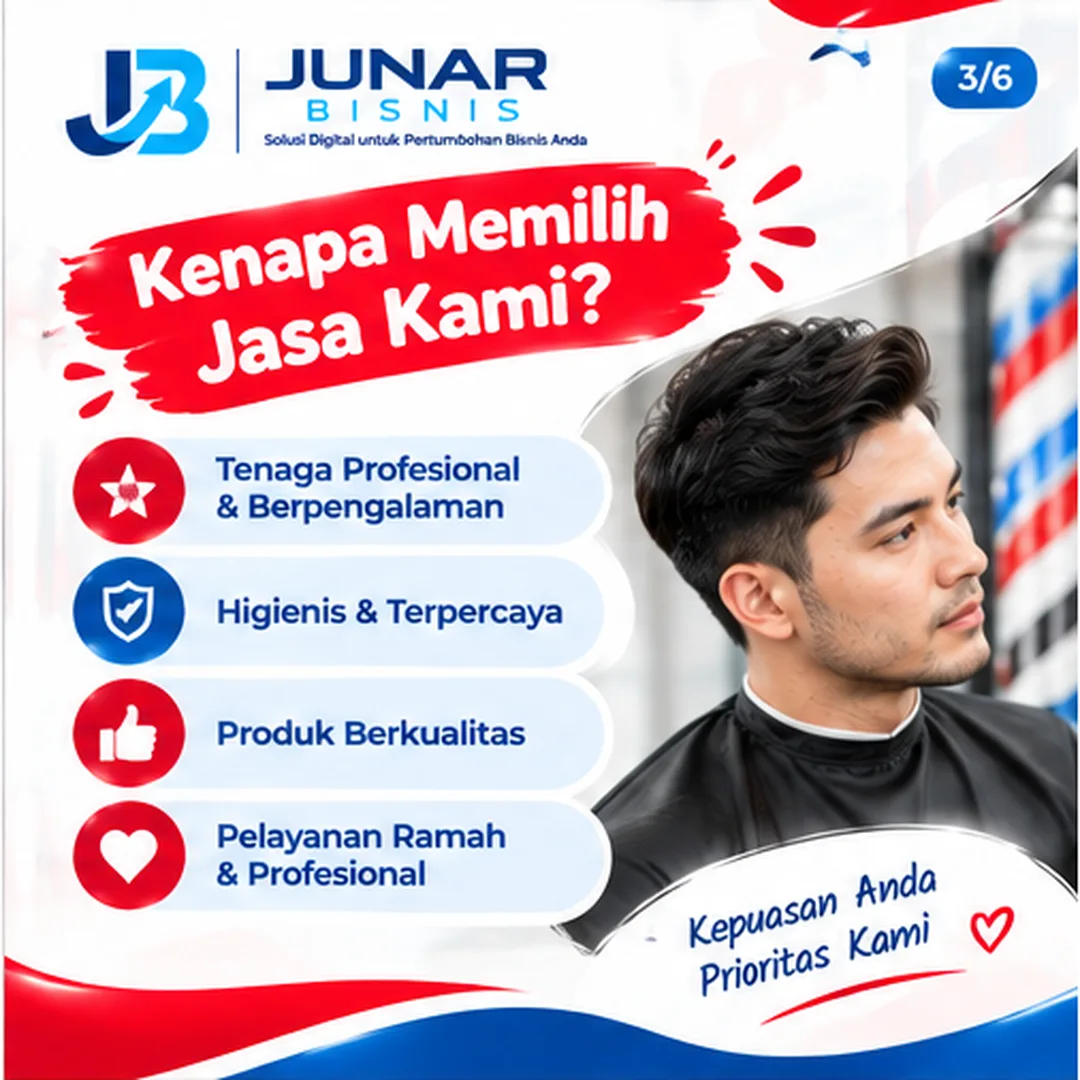 💈 Junar Bisnis | Jasa Salon dan Barbershop Semarang untuk Tampil Lebih Percaya Diri - gambar 5