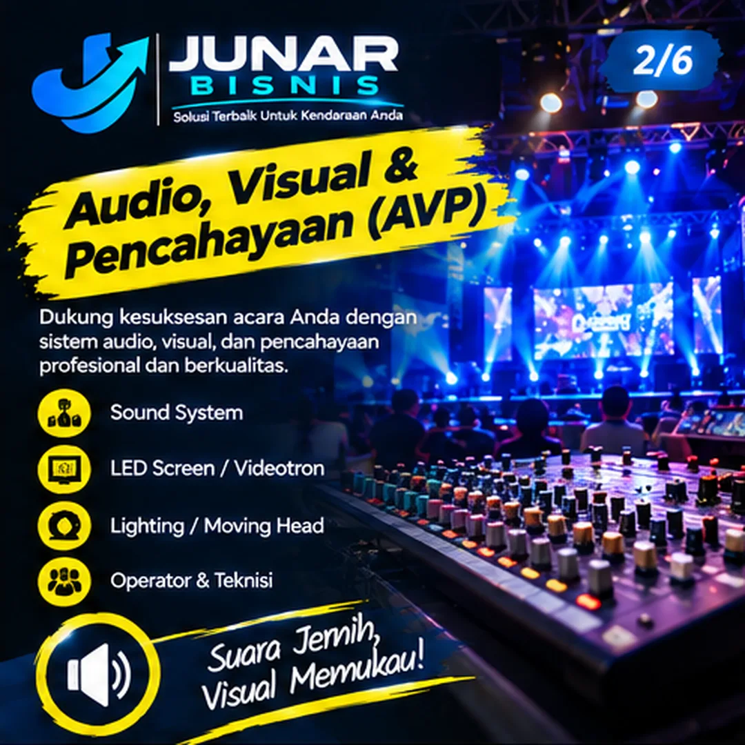 Junar Bisnis | Jasa Sewa Peralatan Semarang untuk Acara & Proyek - gambar 3