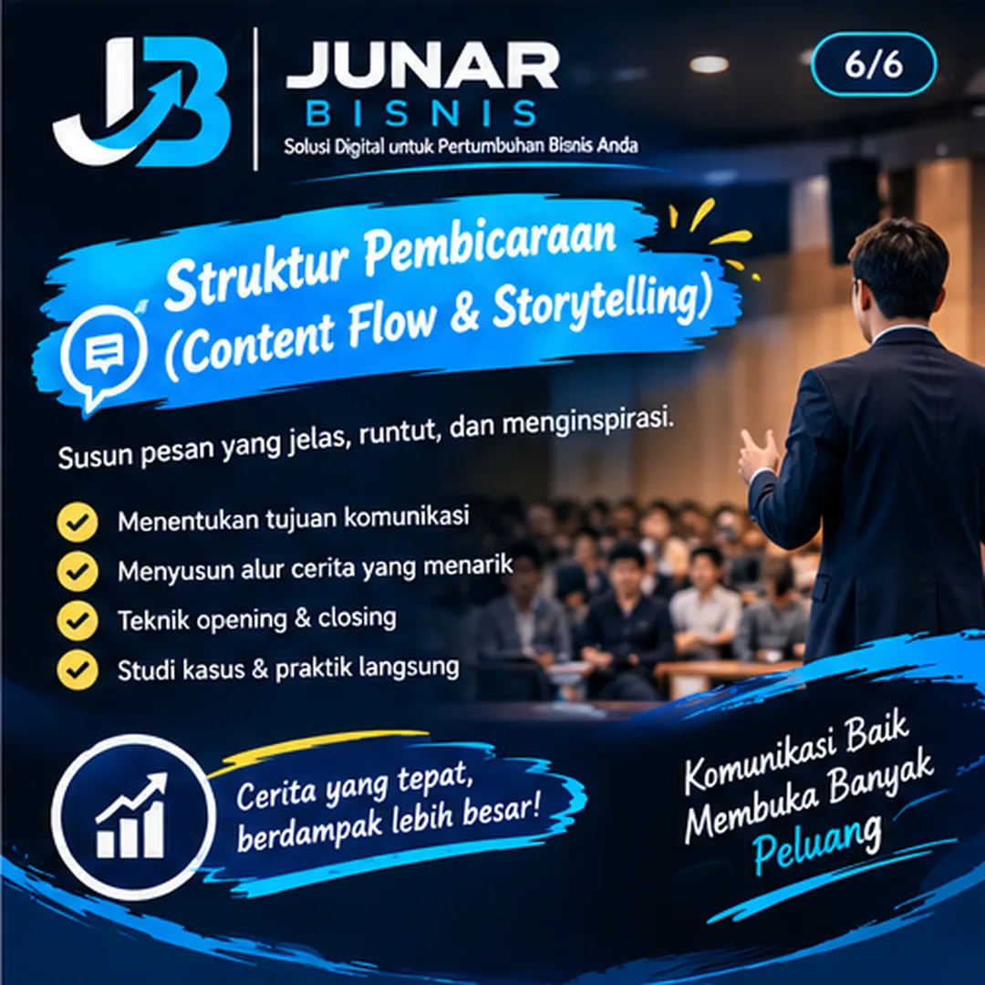 Junar Bisnis | Jasa Trainer Public Speaking Semarang untuk Presentasi dan Komunikasi Profesional - gambar 7