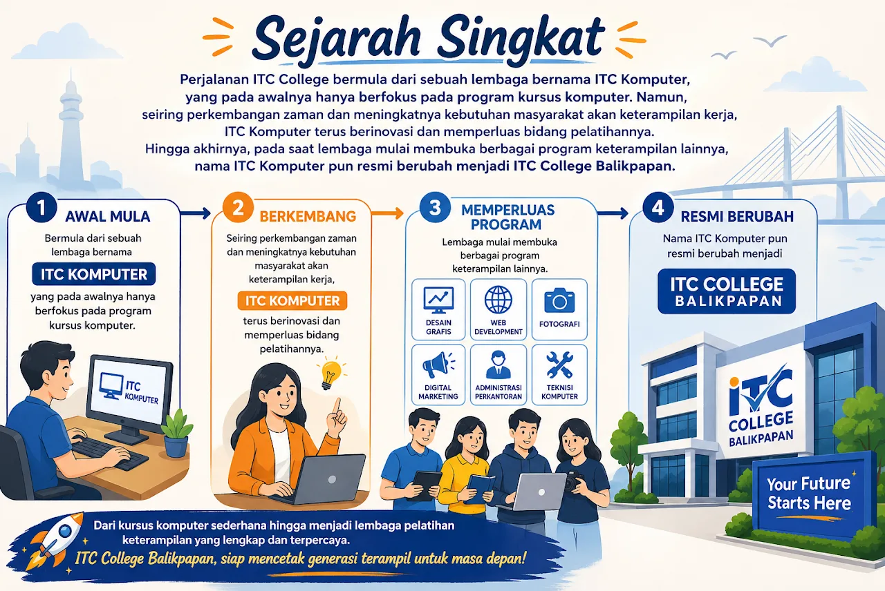 Kursus Digital Marketing Balikpapan | ITC Collage Borneo Nusantara - gambar 3