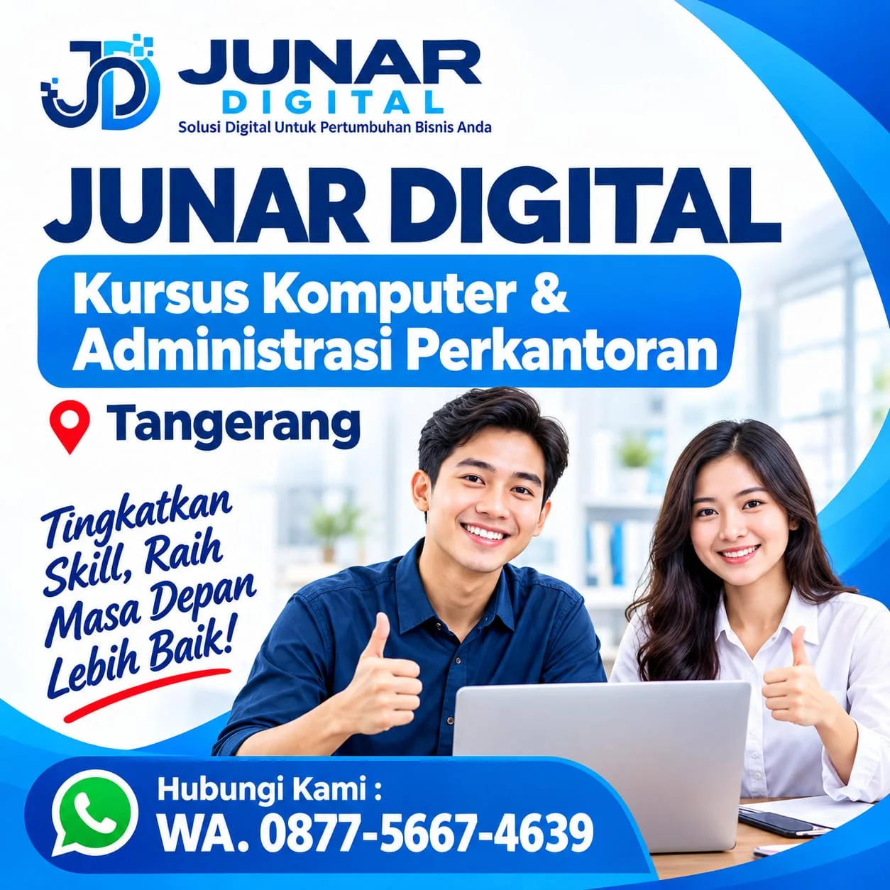 Kursus Komputer Tangerang & Kursus Siap Kerja Bersertifikat | Junar Digital